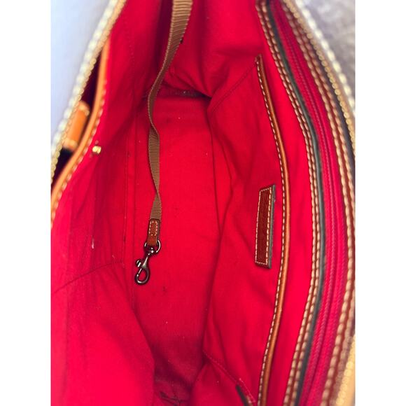 Dooney and Bourke Grey Pebbled Leather Zip Tote - Picture 11 of 13